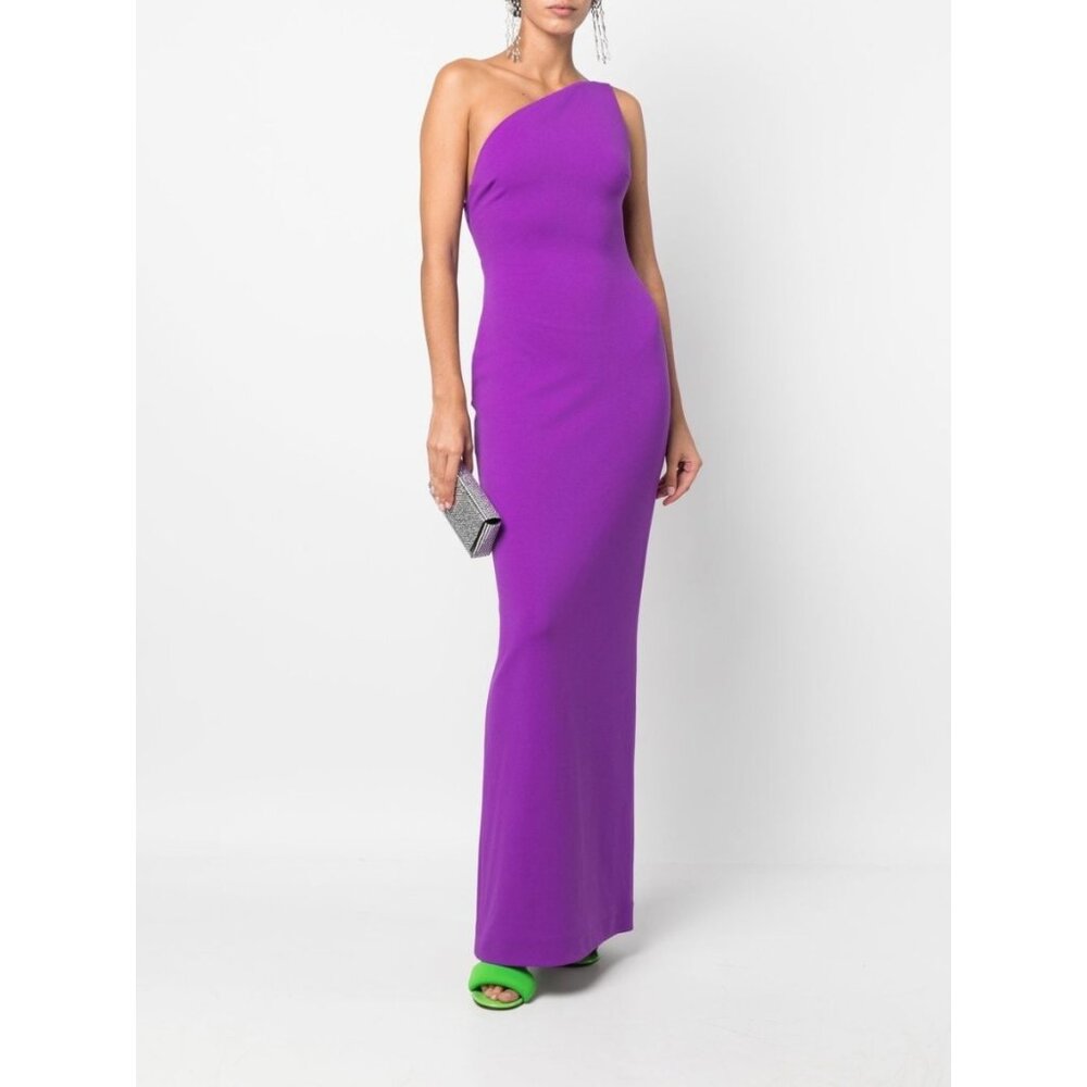 Solace London Nadina one-shoulder gown